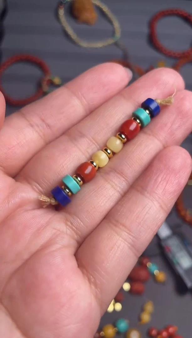 未镶嵌蜜蜡裸石多样性发其一，隔片套