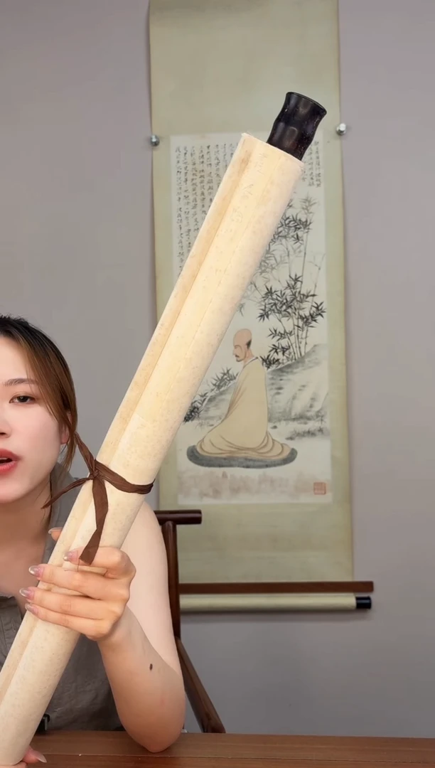 书法楊*之霍老师 荷花作品 立轴