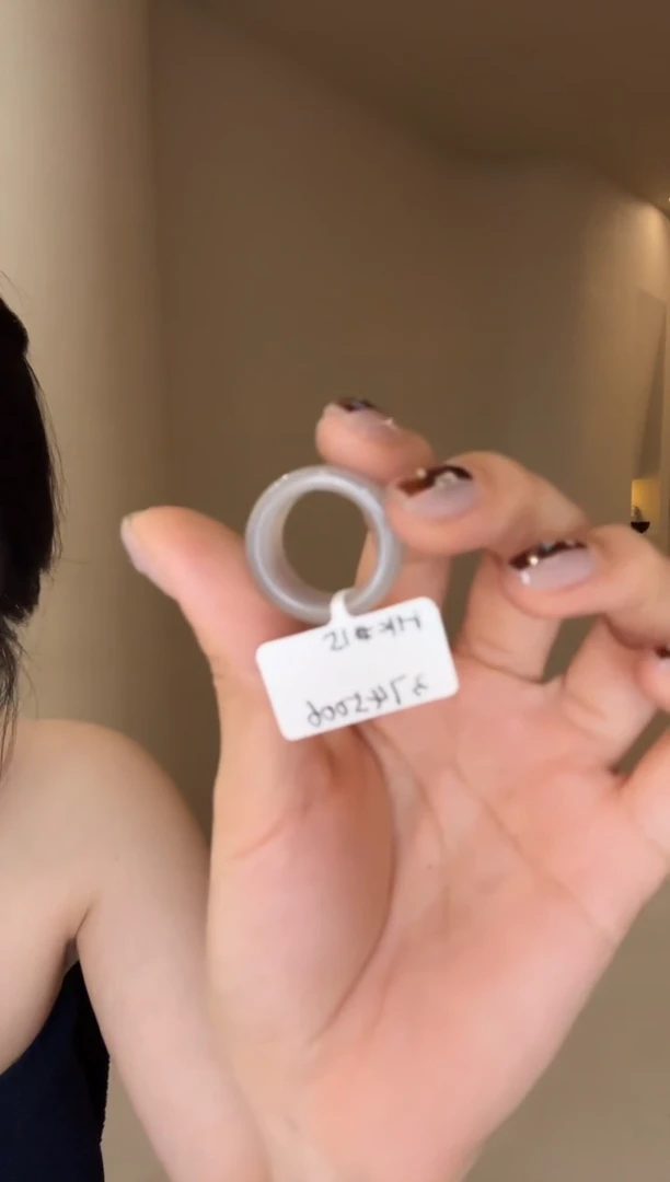 【闪购商品】和田玉戒指未镶嵌15码烟紫