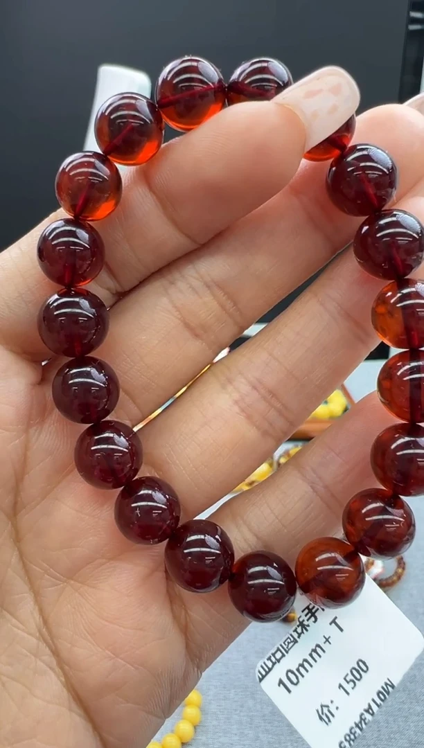 【闪购商品】琥珀手链未镶嵌770秒拍号