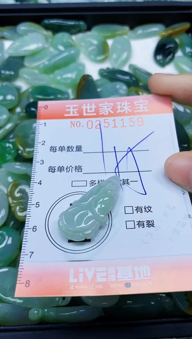 翡翠未镶嵌颈饰闪购0251159