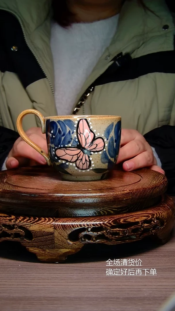 【闪购商品】摆件纯手工手绘杯子景德镇