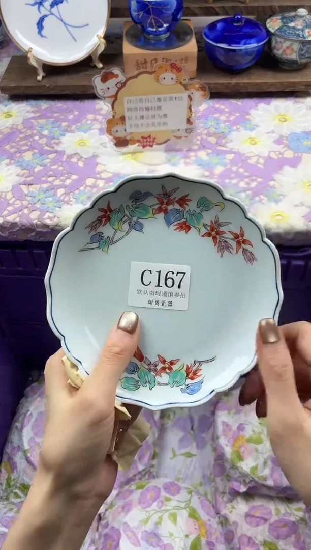 瓷片猫*                C167