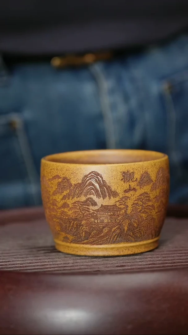 茶杯紫砂宜兴高端紫砂主人杯福利放漏
