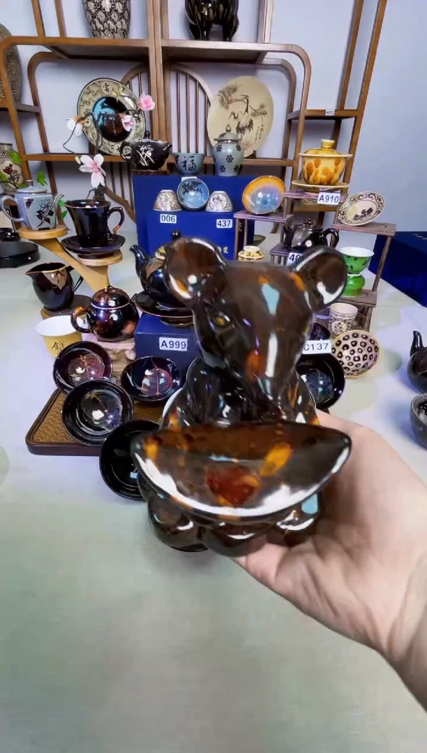 【特价微瑕茶宠】非遗大师手工高温瓷特价款