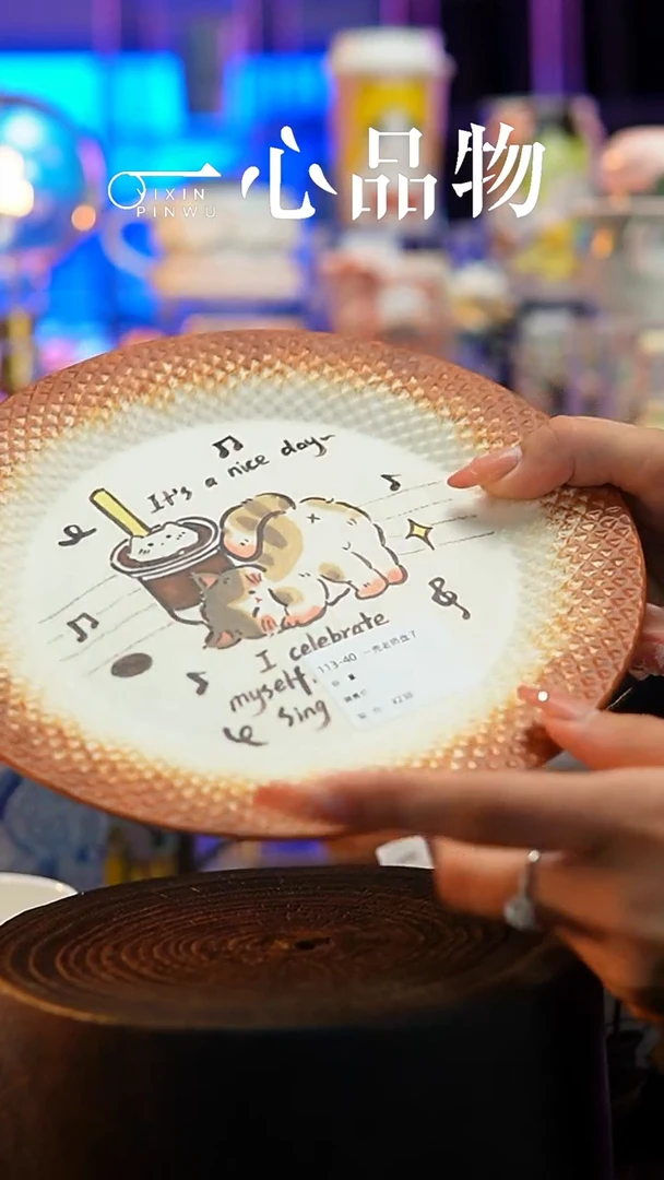 杯子瓷113-40景德镇手工手绘杯子摆件