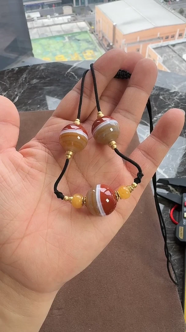 【闪购商品】玛瑙/玉髓项链未镶嵌红一线项链