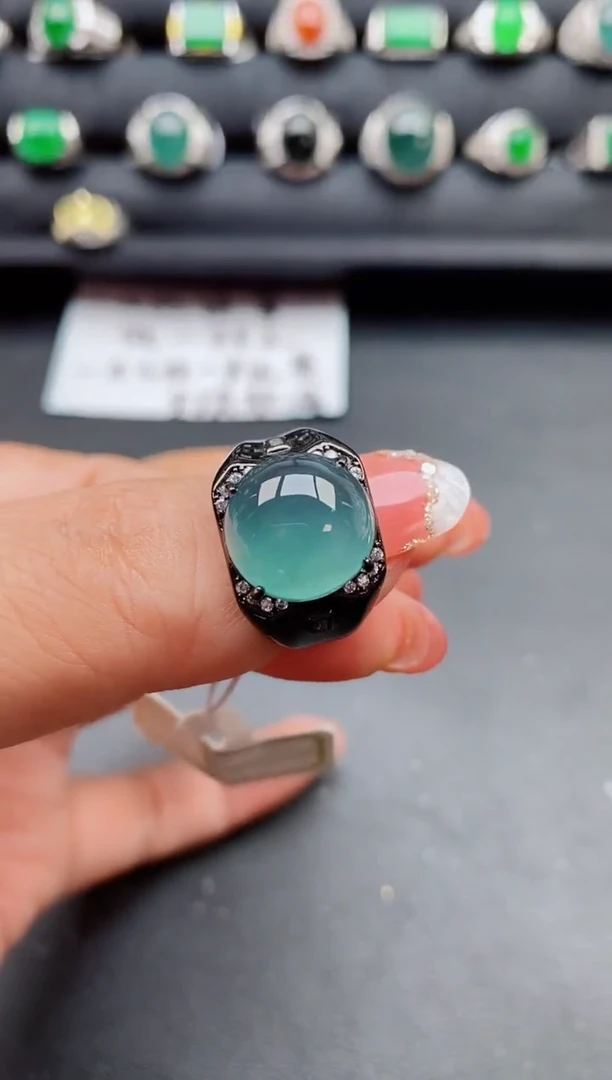 【闪购商品】翡翠戒指银S925镶嵌11111111111