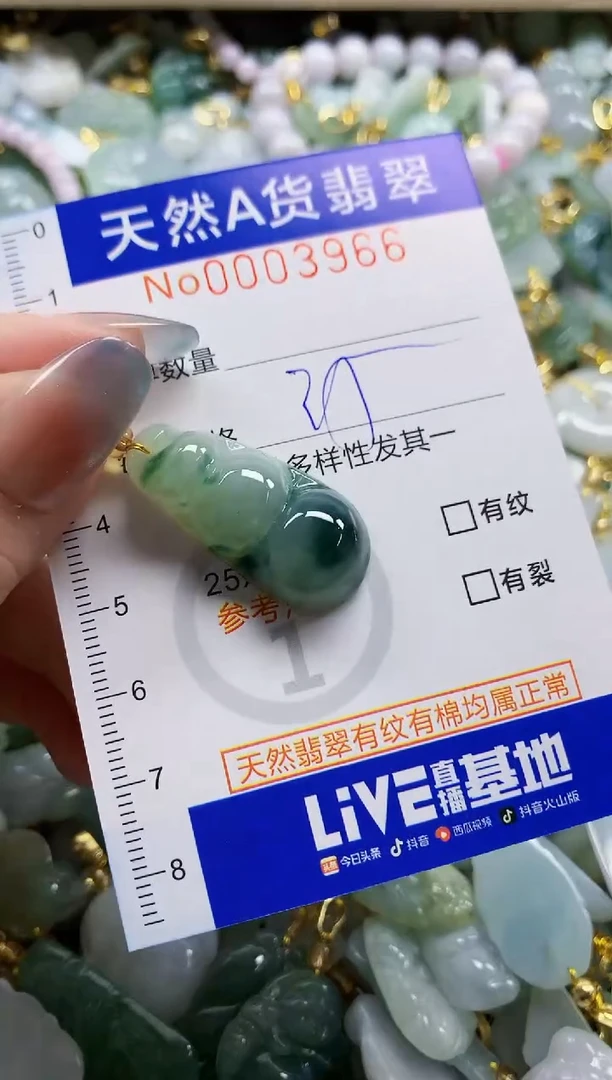 颈饰未镶嵌翡翠纯天然a货翡翠1