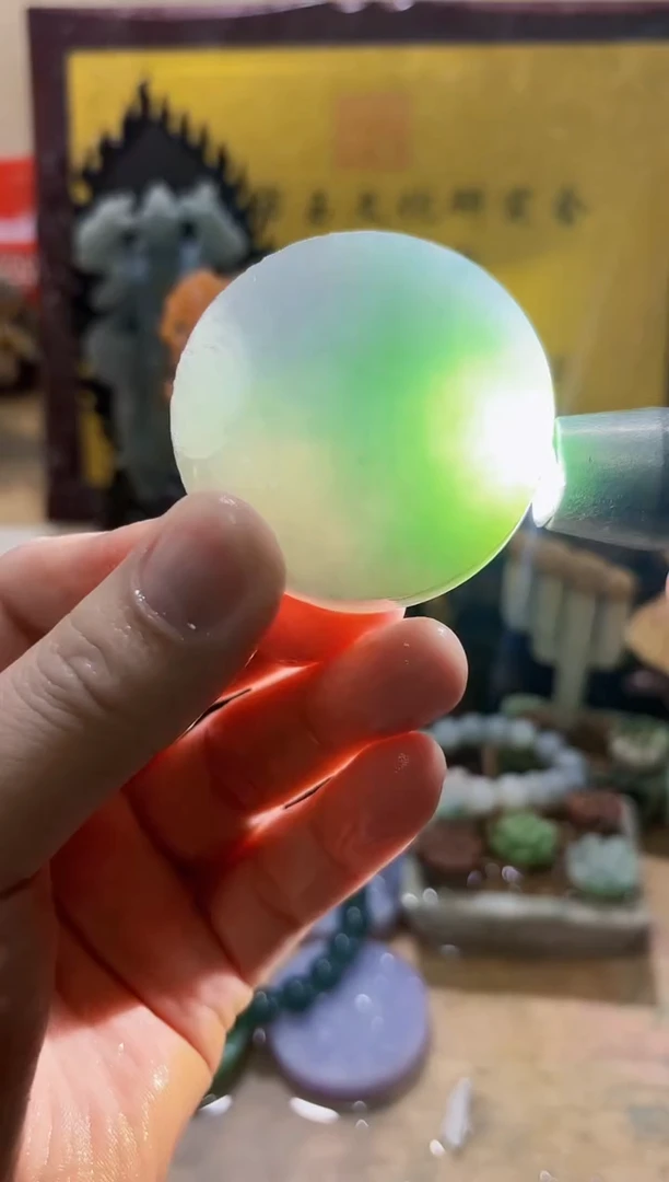 未镶嵌挂件翡翠A货常星8153