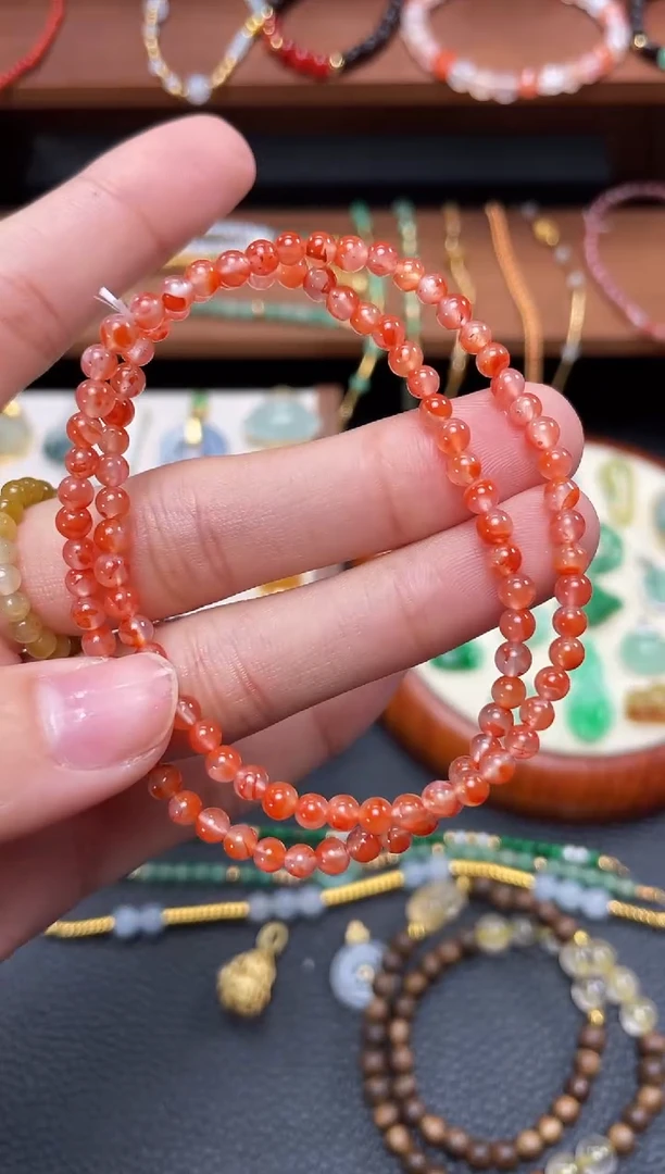 【闪购商品】南红玛瑙手串未镶嵌一个  645