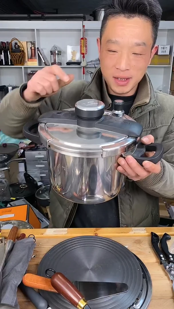 水晶玻璃1帝 高压锅6L