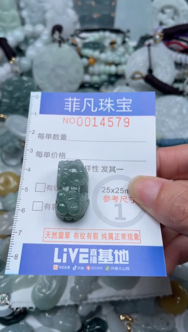 颈饰未镶嵌翡翠14579