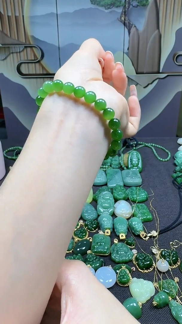 和田玉未镶嵌挂件8