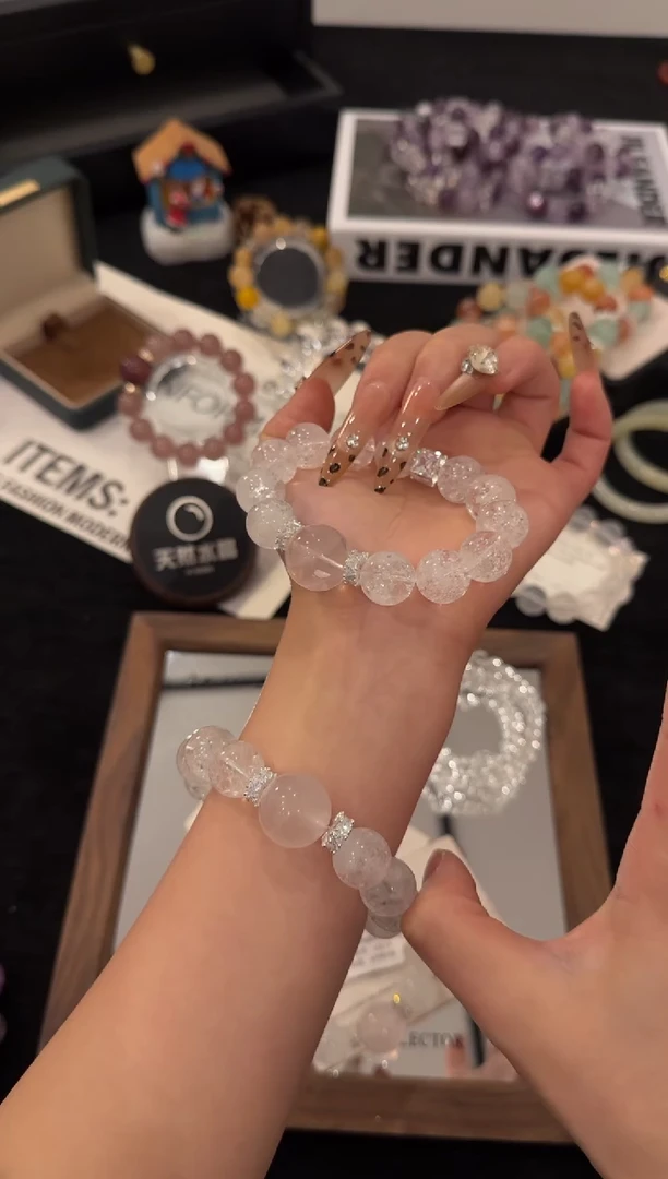 合金手链水晶白阿赛x3514