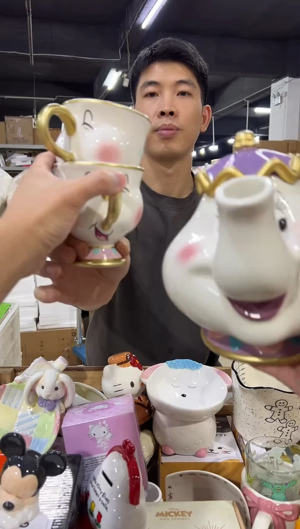 瓷片02款茶壶太太一壶两杯