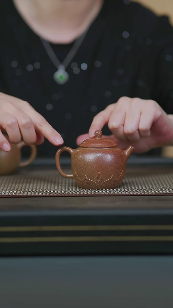 茶壶紫砂09-半手黄金段柴烧菩提150cc