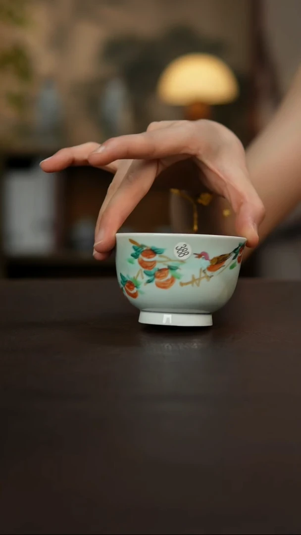 杯景德镇陶瓷杯碗柴烧多人