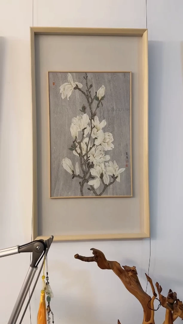 国画y天津人美-张丽萍工笔花鸟2.7平尺
