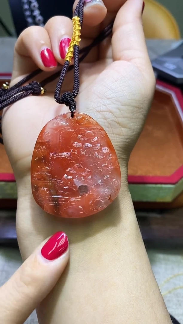 南红玛瑙未镶嵌颈饰多样性发一件214