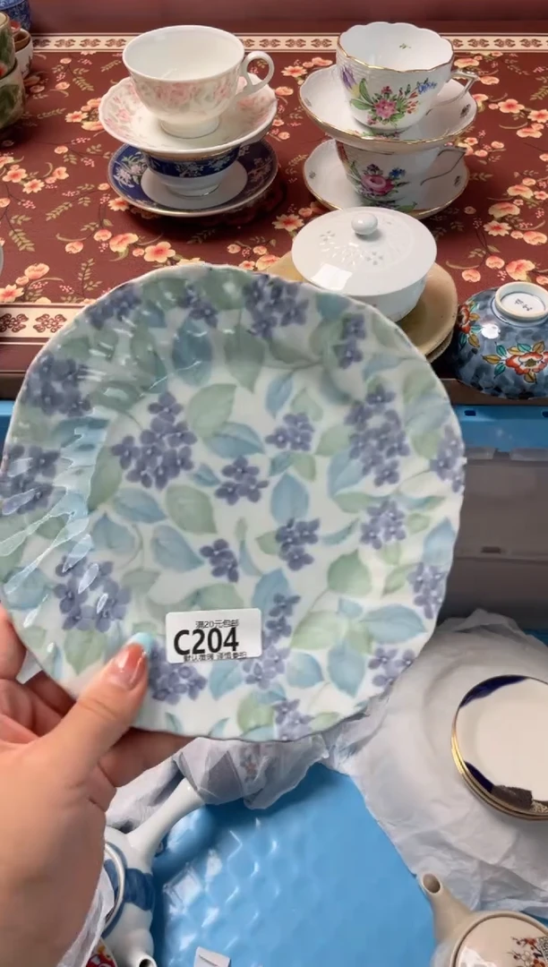 瓷片九*?瓷器瓷器C204