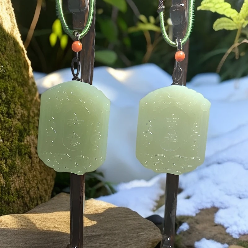 【基地先鉴后发】高档藏收级和田玉吉祥如意多样性发货拍一发一