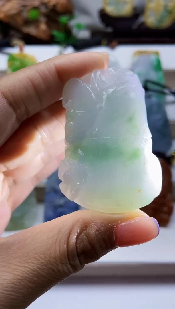 颈饰未镶嵌翡翠翡翠A货