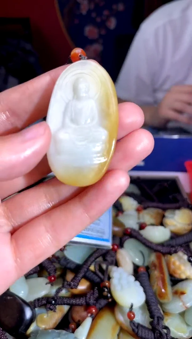 和田玉未镶嵌挂件1