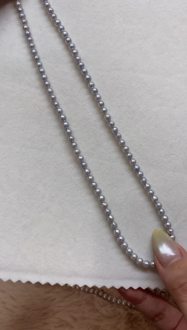 海水珍珠18K金镶嵌项链2980