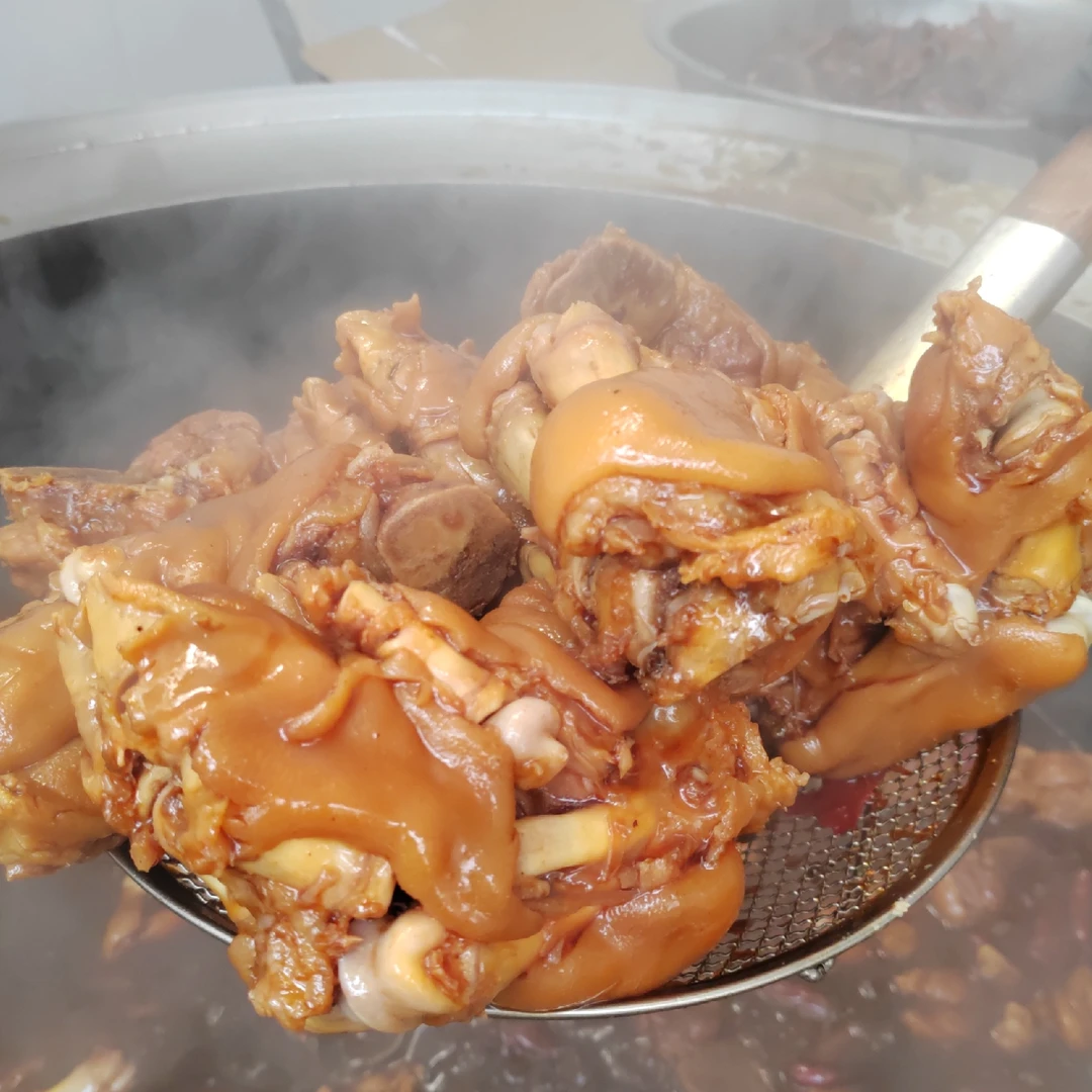 三整只高陵特色猪蹄无防腐剂开袋即食京东次日达