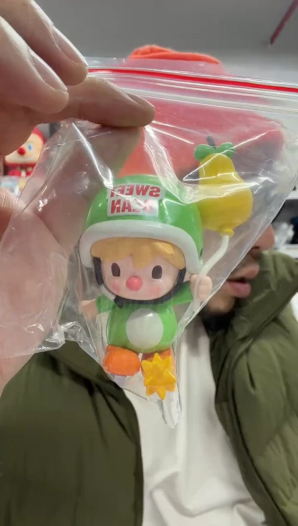 甜豆绿色一个小娃