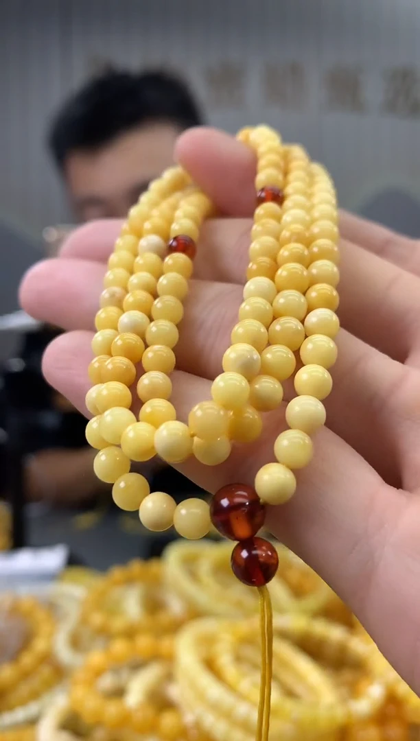 未镶嵌蜜蜡裸石链子多样性发其一