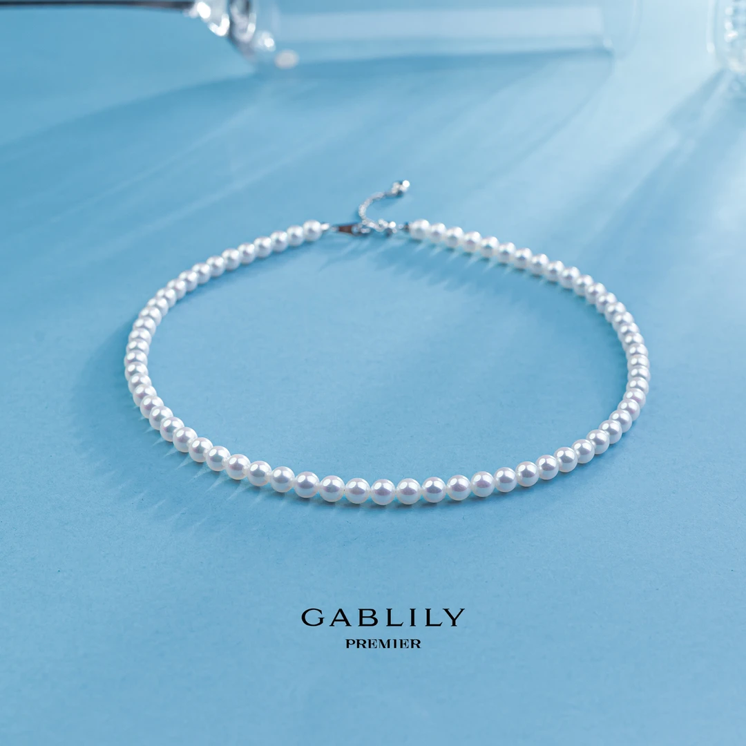 【胡兵珍选】GABLILY premier S925银淡水珍珠满串5-6mm时尚百搭款