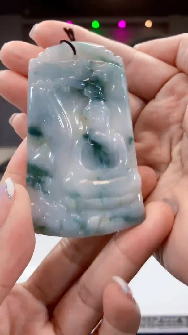 定制翡翠未镶嵌1015jj-毛货挂件28