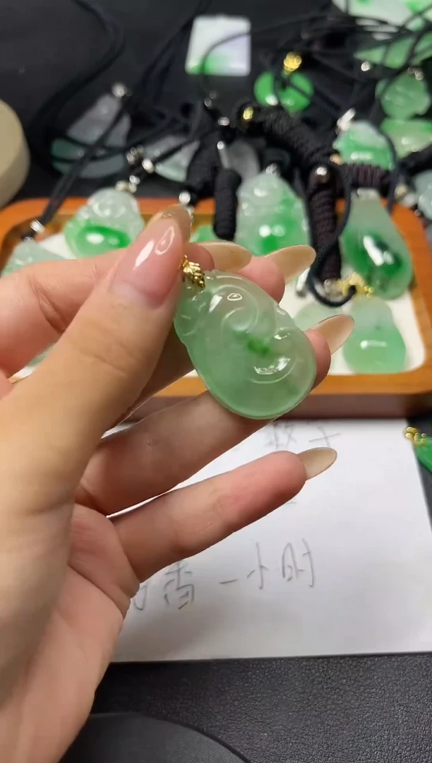 颈饰未镶嵌翡翠所见即所得 一图一物