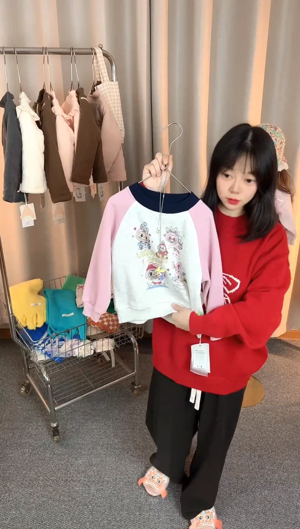 中童加厚卫衣110码A411