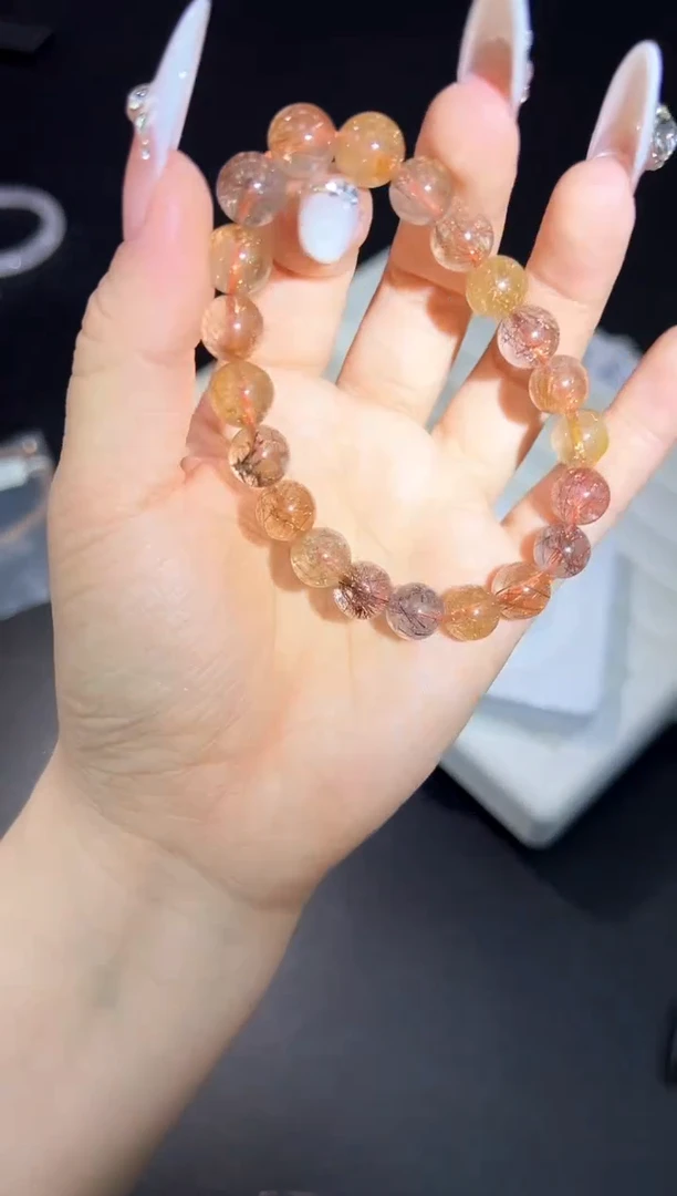 水晶手串未镶嵌21g多样性发其一【1条】默认微瑕