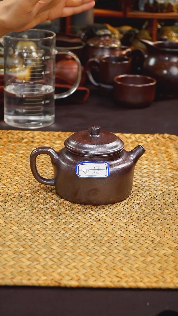 茶壶紫砂纯自然柴烧