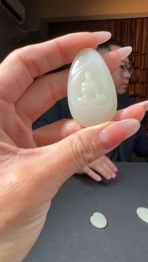 和田玉未镶嵌颈饰106潘老师6.11多样性拍一发一