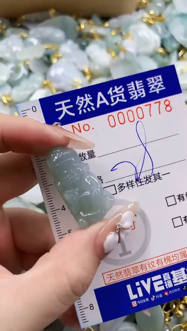 颈饰未镶嵌翡翠天然A货翡翠