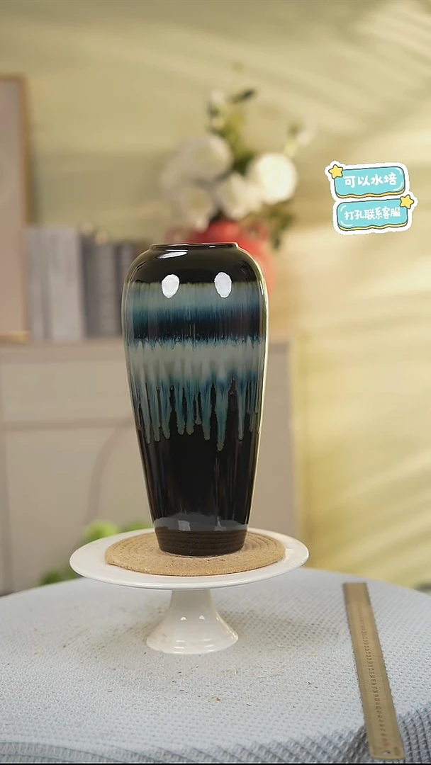 高款美人醉景德镇高温陶瓷花瓶摆件