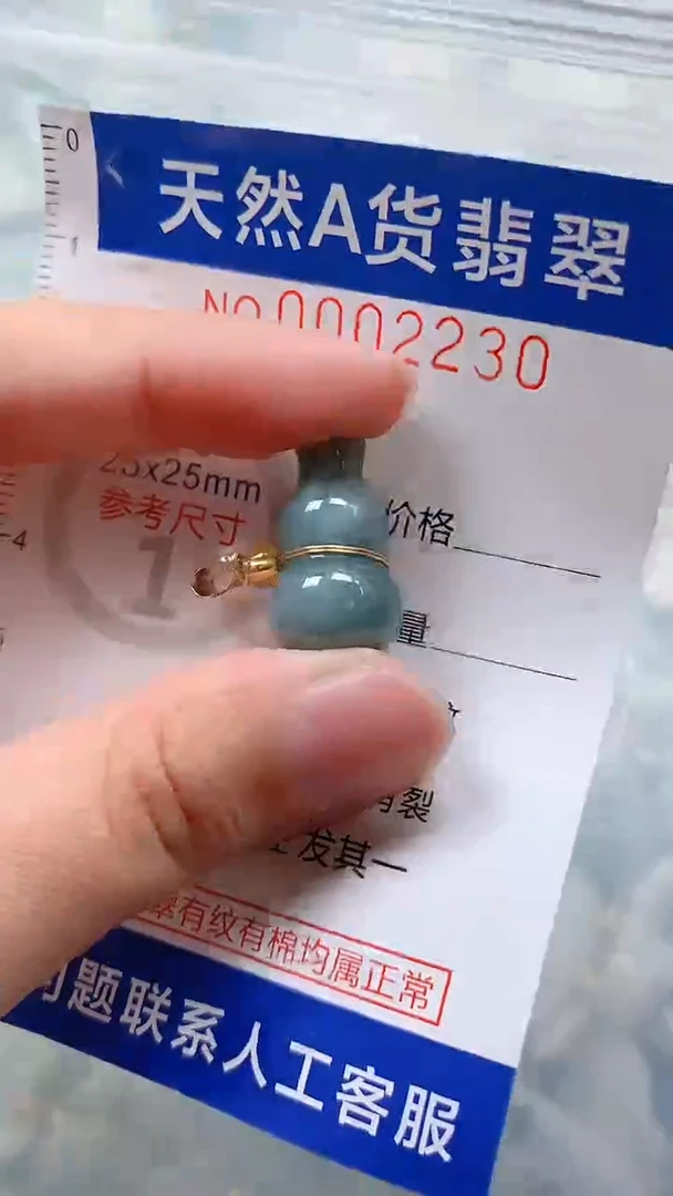翡翠未镶嵌吊坠(不含链)1