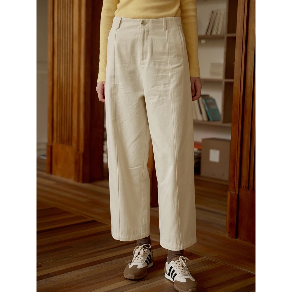 【青苍】秋季新款高腰显瘦百搭长裤TGW41294