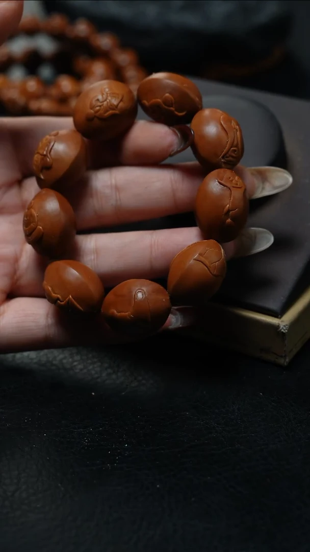 手串/手链橄榄核鱼子精品核文化