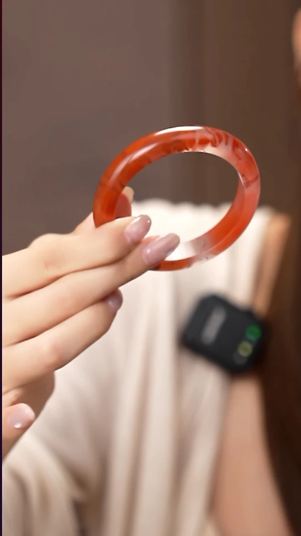 未镶嵌南红玛瑙手镯54工厂抛货 不退不换 多样性发其1