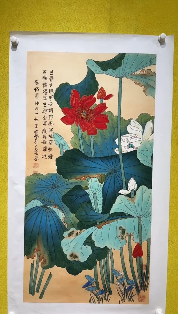 国画梁兆金/精品国画/8平尺