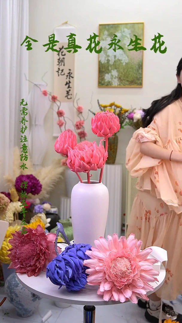 永生洋蓟三个头亮粉