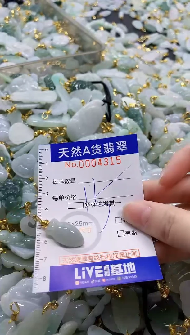颈饰未镶嵌翡翠天然A货翡翠