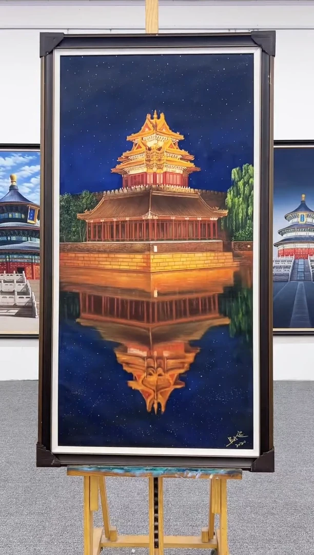 油画WZY-尺寸70x140-油画作品