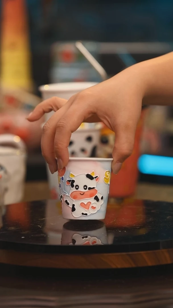 【闪购商品】杯子景德镇设计师釉下彩绘陶瓷